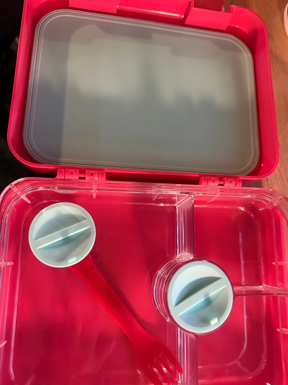 Pink Food Storage Container - Compact Kitchen Organizer